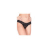String brésilien sexy noir dentelle 